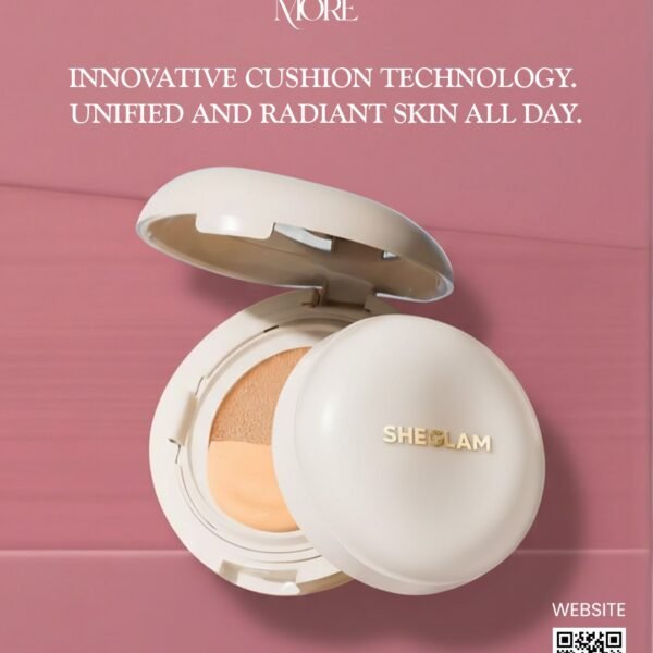 SHEGLAM Lock & Go Long-Lasting Cushion Foundation-Nude Brand Beauty Makeup Face Paint Cosmetic For Women Girls Perfect For Fall Winter Ideal For Y2K Fancy Fashion Suitable For...