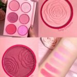SHEGLAM Floral Flush Blush Palette-Blushing Bouquet 6-Color Pressed Powder Blush Palette Long Lasting High Pigment Non-Fading  Lightweight Face Makeup