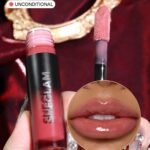 SHEGLAM Ember Rose Immortal Love Nourishing Lip Gloss-Unconditional Valentines Pink Liquid Lipstick High Shine Finish Ultra Moisterizing Lip Glaze Lum