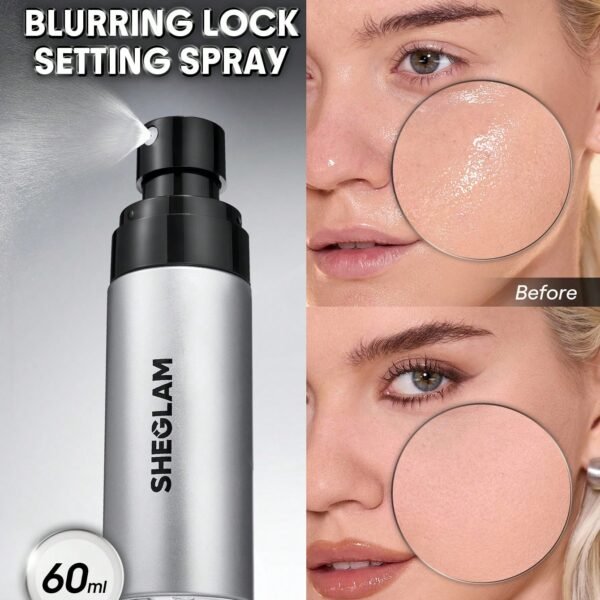 SHEGLAM Camera On Blurring Waterproof Setting Spray Brand Beauty Makeup Face Paint Cosmetic For Women Girls Perfect For Spring Summer Ideal For Y2K Fa