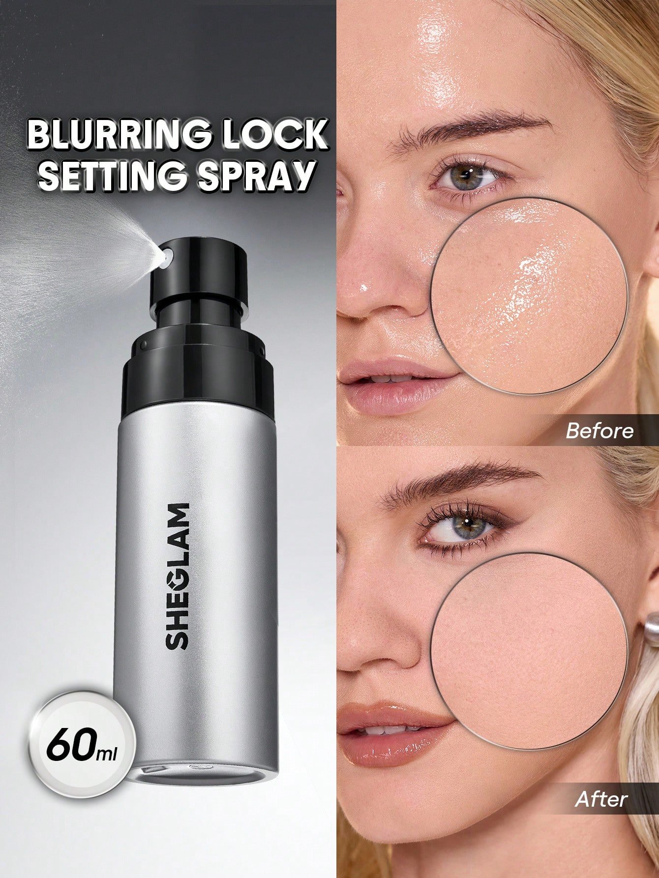 17725314519ba66f04537b15ecabf70c4aa4897a8b.jpg SHEGLAM Camera On Blurring Waterproof Setting Spray Brand Beauty Makeup Face Paint Cosmetic For Women Girls Perfect For Spring Summer Ideal For Y2K Fa - Image 1