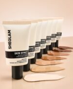 SHEGLAM Skin Sync Satin Foundation-Honey Brand Beauty Makeup Face Paint Cosmetic For Women Girls Perfect For Spring Summer Ideal For Y2K Fancy Fashion Suitable For Birthday... - Image 2